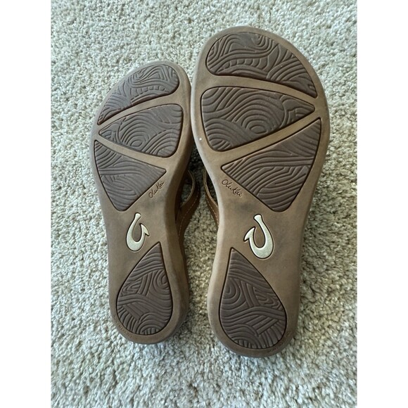 OLUKAI Women's Honu Sandals, TAN Size 7 women’s - Picture 6 of 6